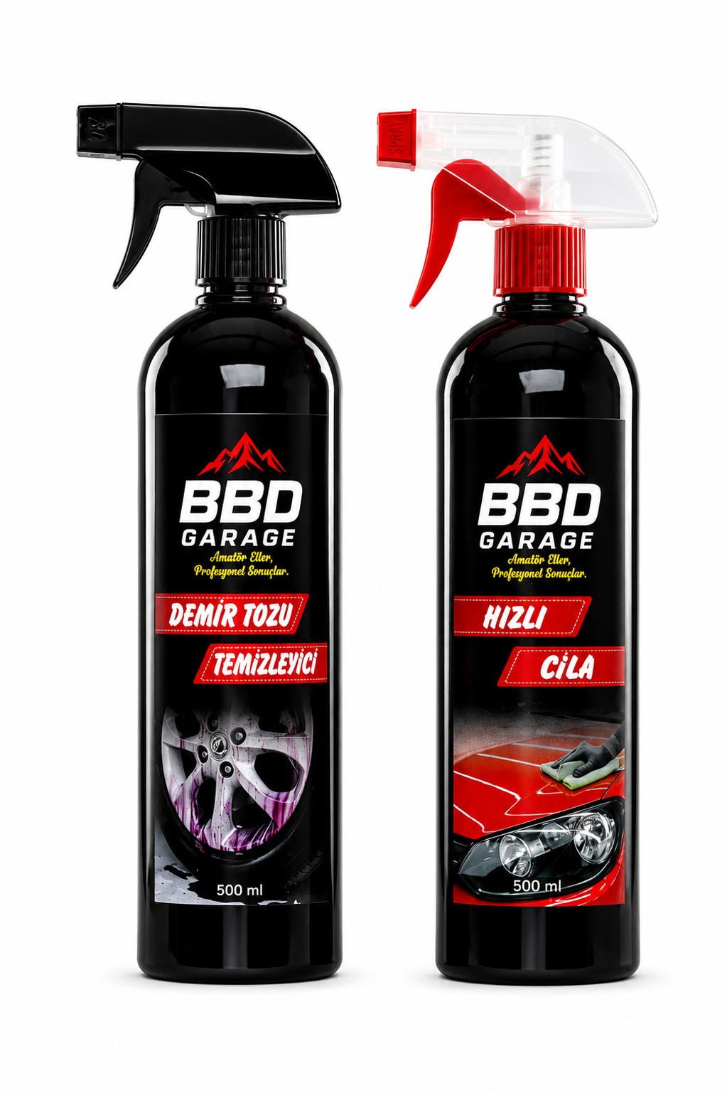 BBD GARAGE Demir Tozu + Hızlı Cila İkili Set