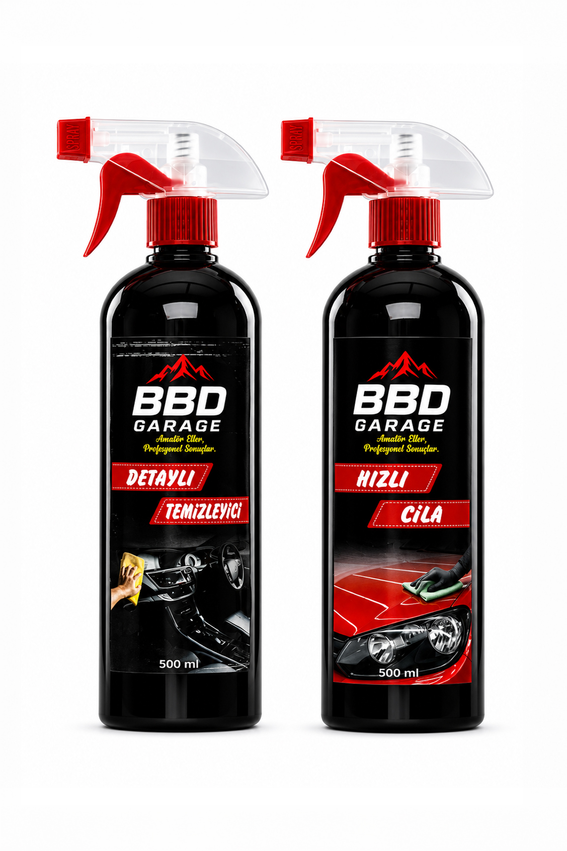 BBD GARAGE Detaylı Temizleyici + Hızlı Cila İkili Set