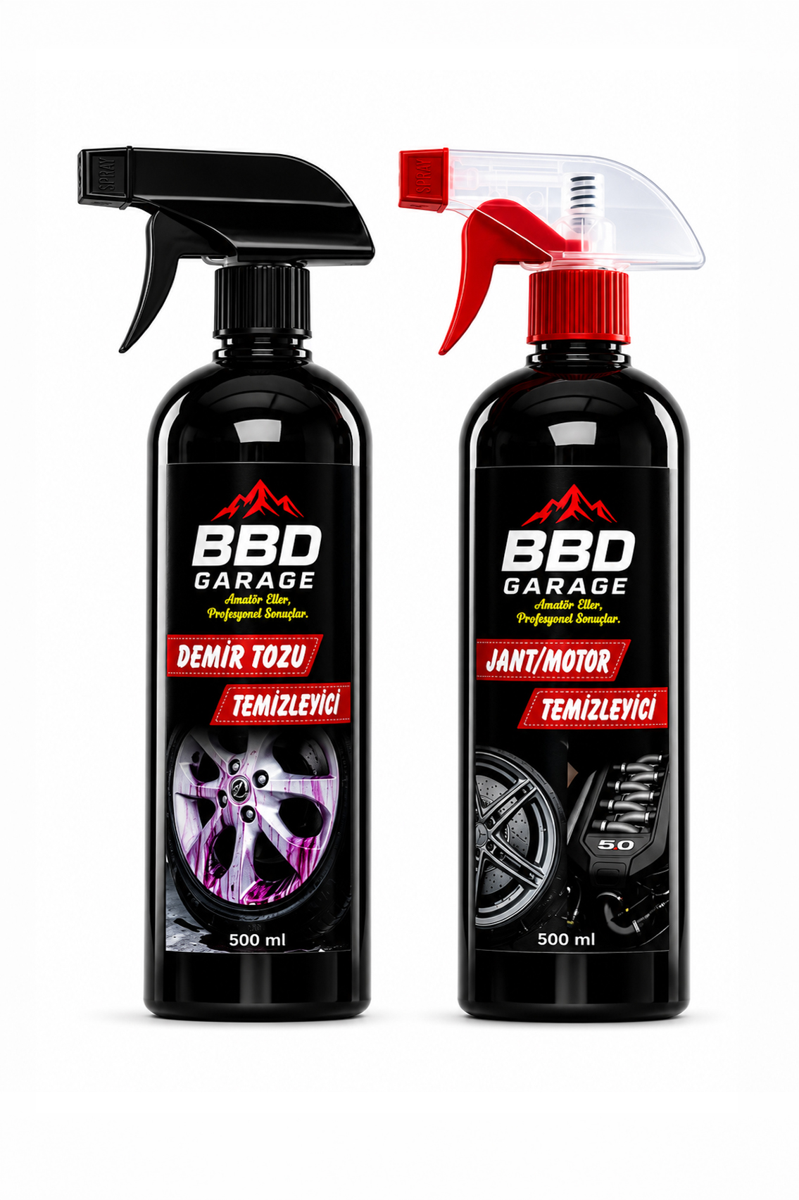 BBD GARAGE Demir Tozu + Jant/Motor Temizleyici İkili Set 2