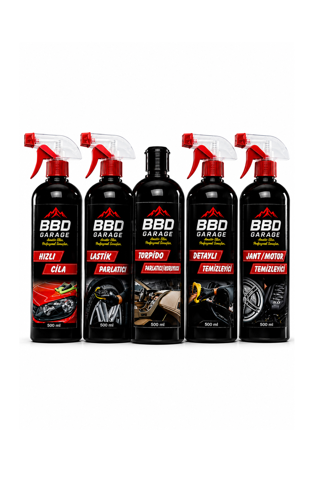 BBD GARAGE 5'li Araç Bakım Seti 2