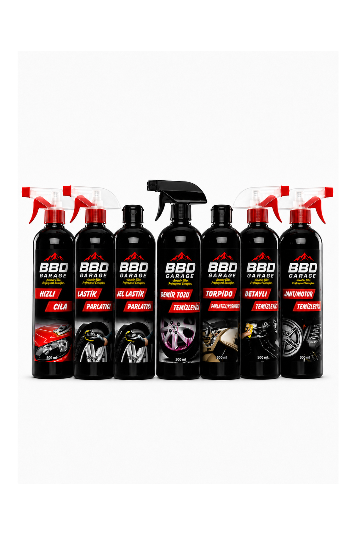 BBD GARAGE 7'li Eksiksiz Oto Bakım Seti