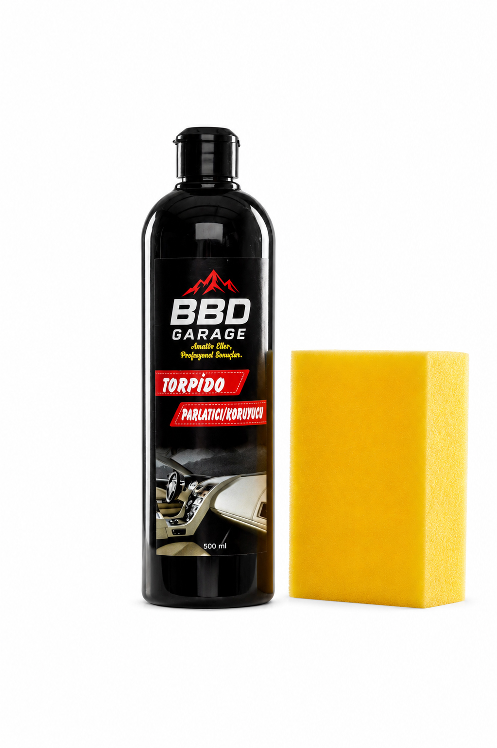 BBD GARAGE Torpido Parlatıcı/Koruyucu 500ml Uygulama Süngeri Hediye